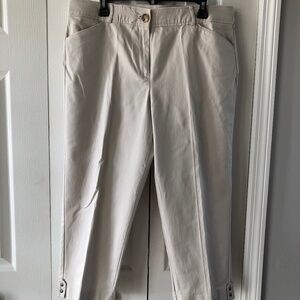 Women's Capris by Counterparts, 16, VGUC, Stone colored